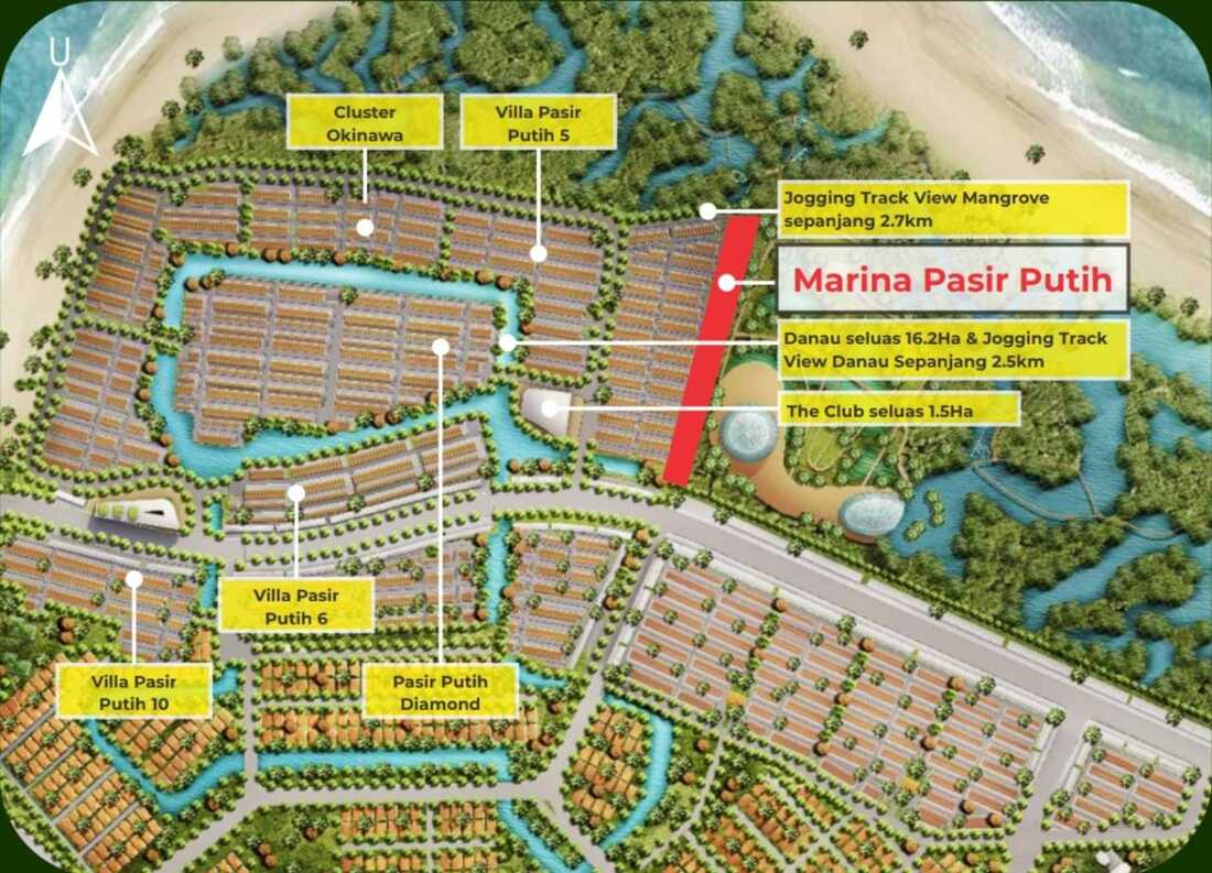 Siteplan Marina Pasir Putih